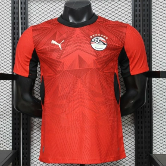 Player Version 2026 Egypt Red  Home Jersey