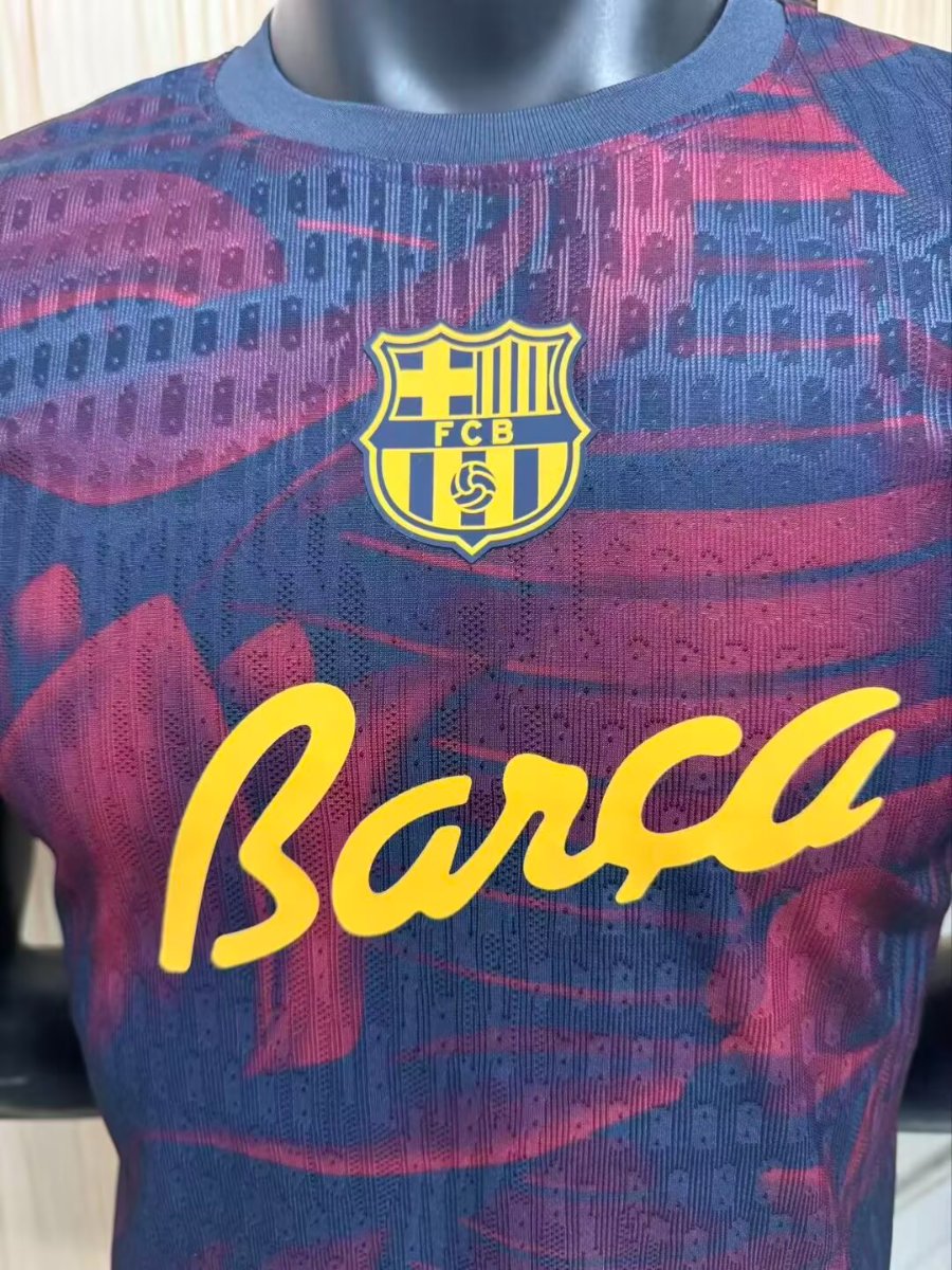 Player Version 26/27 Barcelona Special Abstract Red & Blue "Barça" Script Jersey