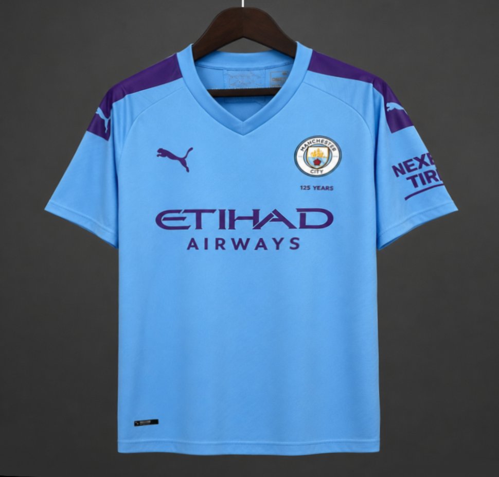 19/20 Retro Manchester City Home Jersey