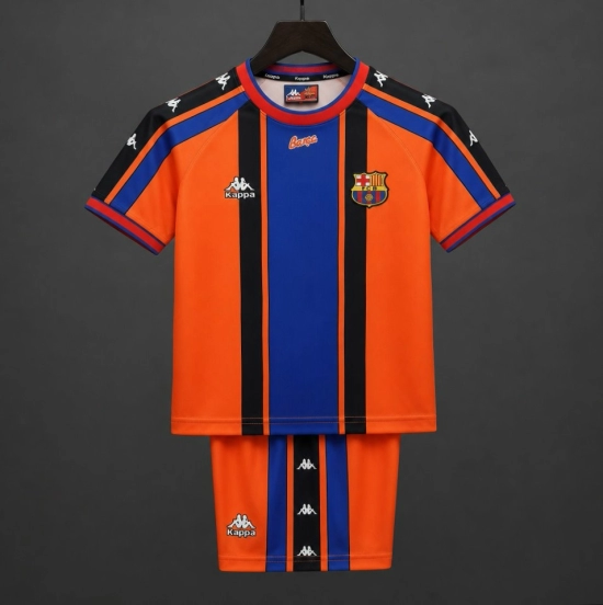 Retro Kids 97/98 Barcelona Away Jersey