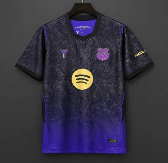 26/27 Barcelona Away "Purple Mamba" Purple Black Jersey