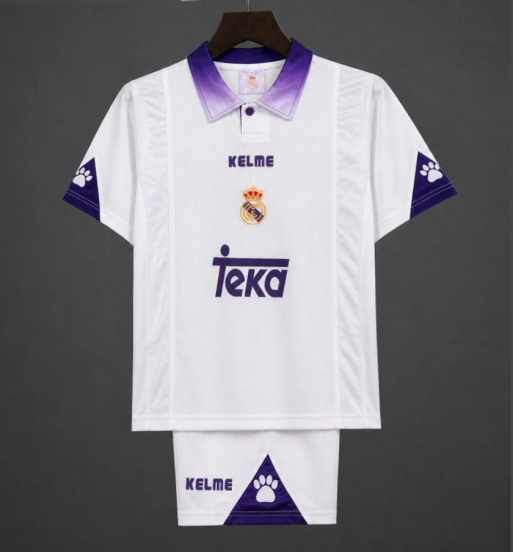 Retro Kids 97/98 Real Madrid Home Jersey
