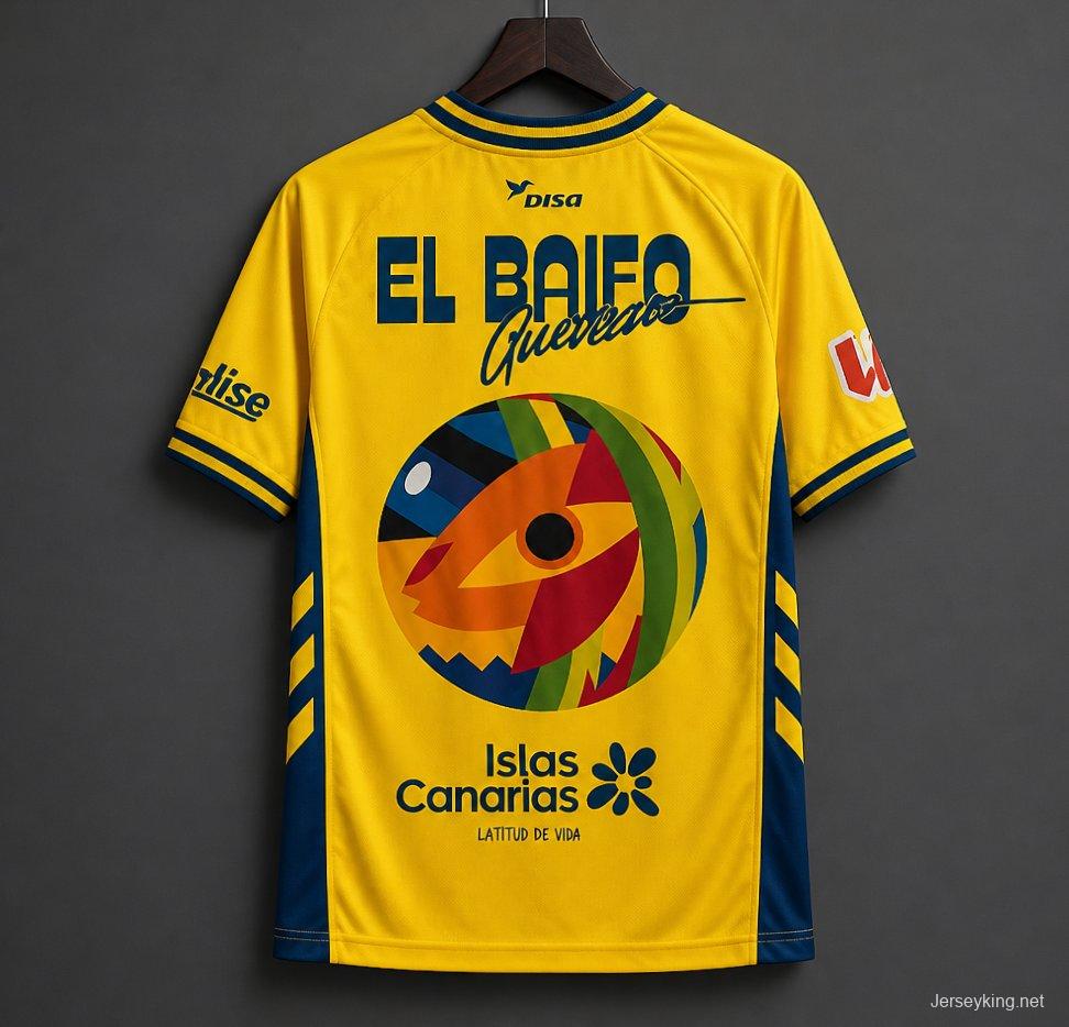 25/26 UD Las Palmas Home Jersey – Quevedo "El Baifo" Special Edition