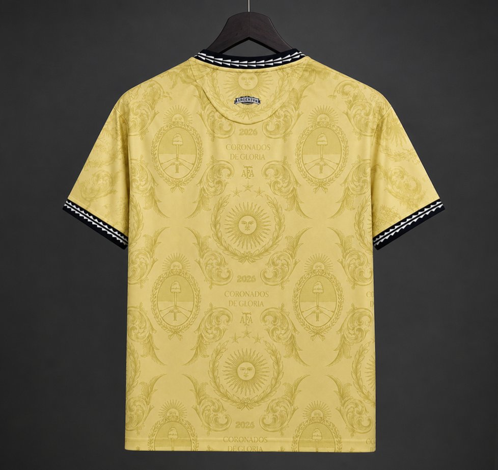 2026 Argentina Commemorative Gold  Jersey