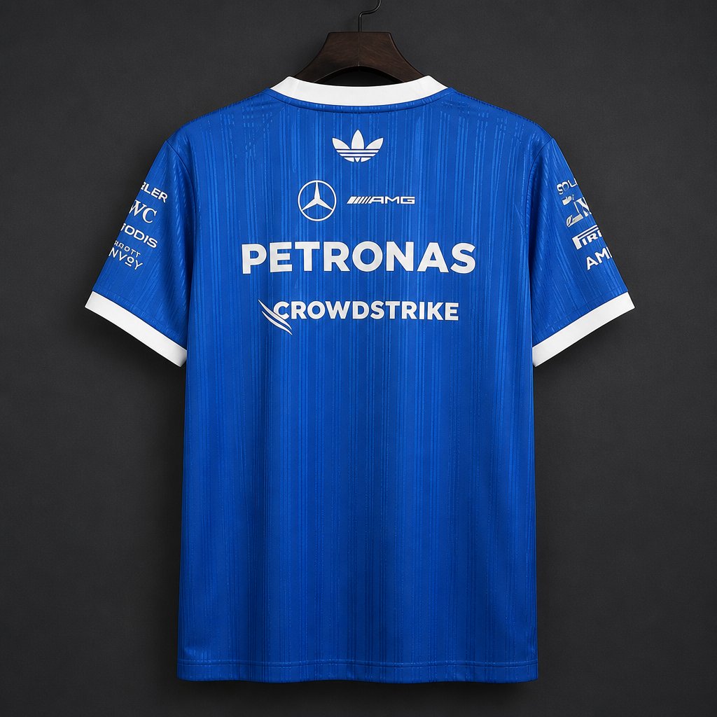 2026 F1 Mercedes-AMG Petronas F1 Team Blue Training Jersey
