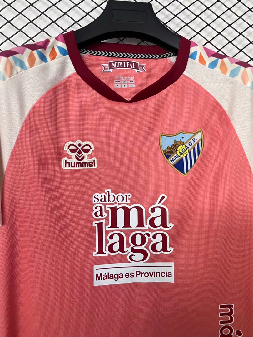 26/27 Malaga Away Pink/White Jersey