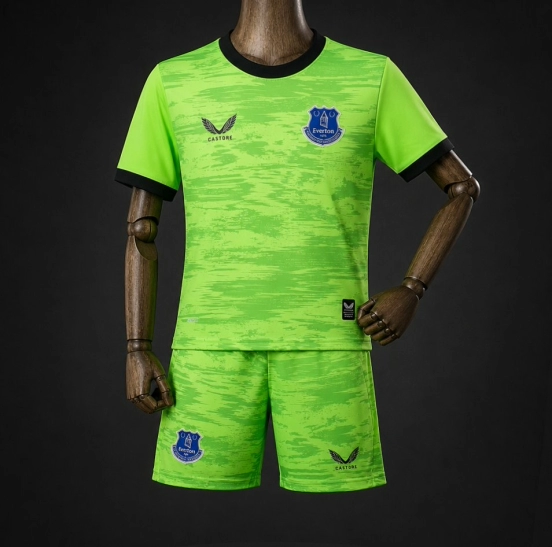 26/27 Kids  Everton Green Goalkeeper 1 Jersey