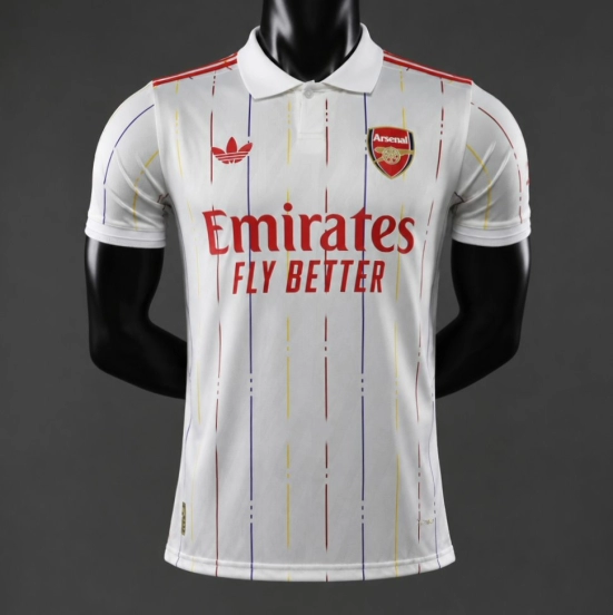 Player Version 26/27 Arsenal White Stripe Pre-Match Jersey