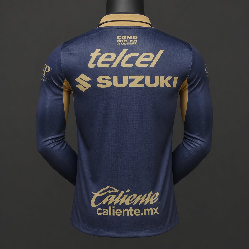 Player Version 26/27 Pumas UNAM Home Long Sleeve Jersey