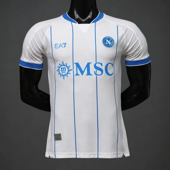 Player Version 26/27 Napoli Away White Jersey with NFC Chip