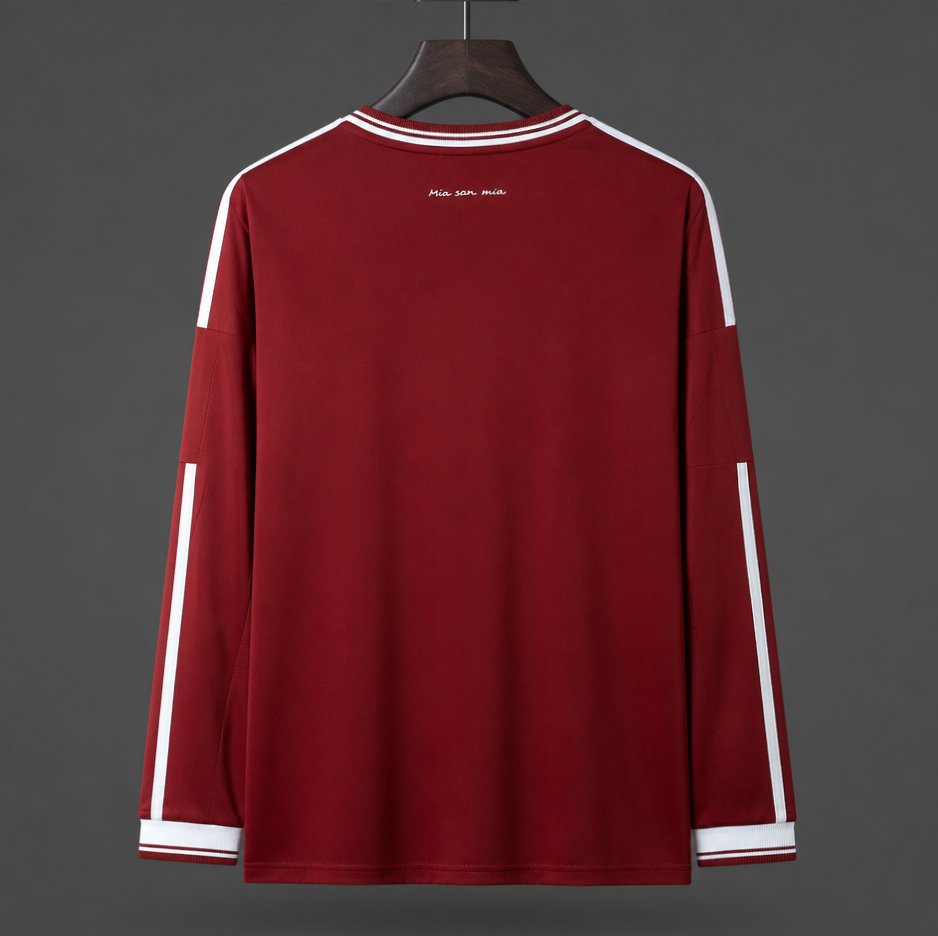 Retro 13 14 Bayern Munich Home Champion Long Sleeve Jersey