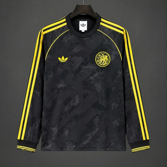 26/27 Ajax Originals Long Sleeve Black Jersey